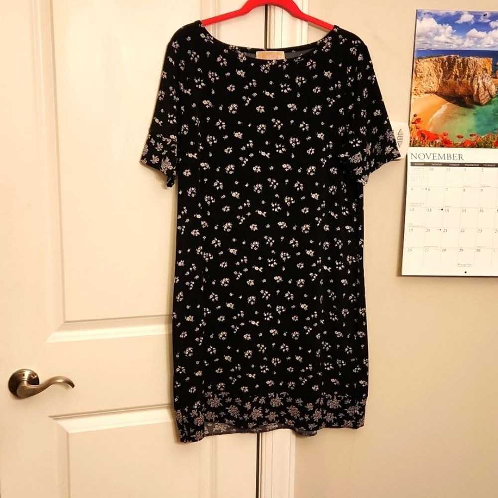 Michael Kors Women's Black Shortsleeve Dress w/ W… - image 1