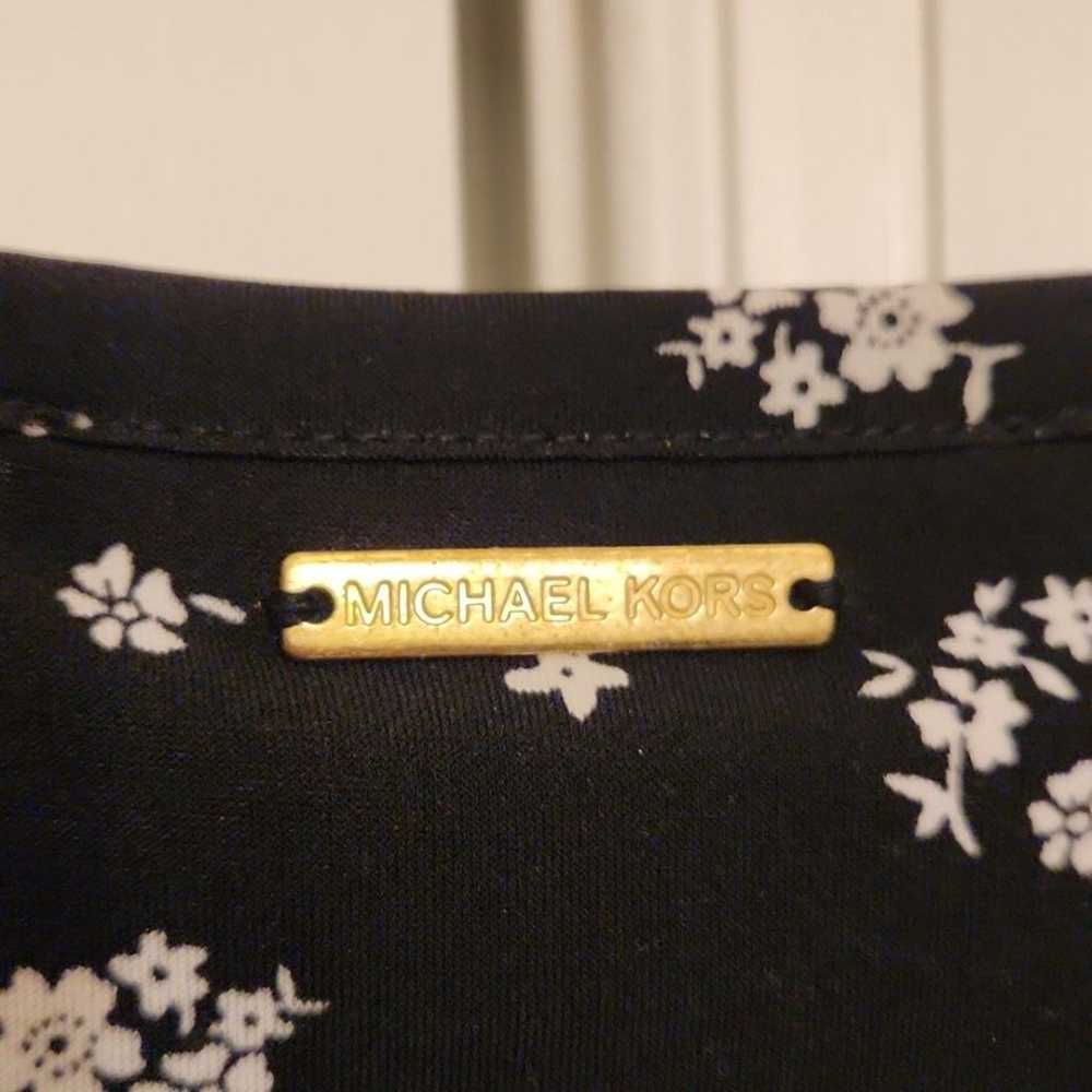 Michael Kors Women's Black Shortsleeve Dress w/ W… - image 7