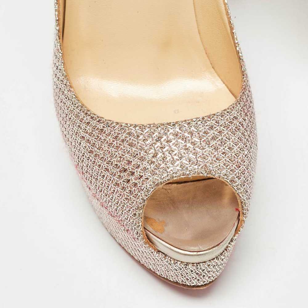 Christian Louboutin Glitter heels - image 6