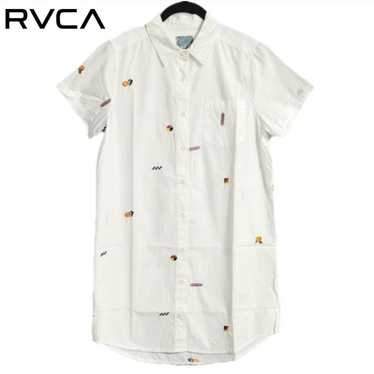 Women's RVCA Embroidered Shirt Dress Size Small
