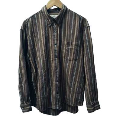 Designer - Kansai Jeans Shirt Button Up Japan Des… - image 1