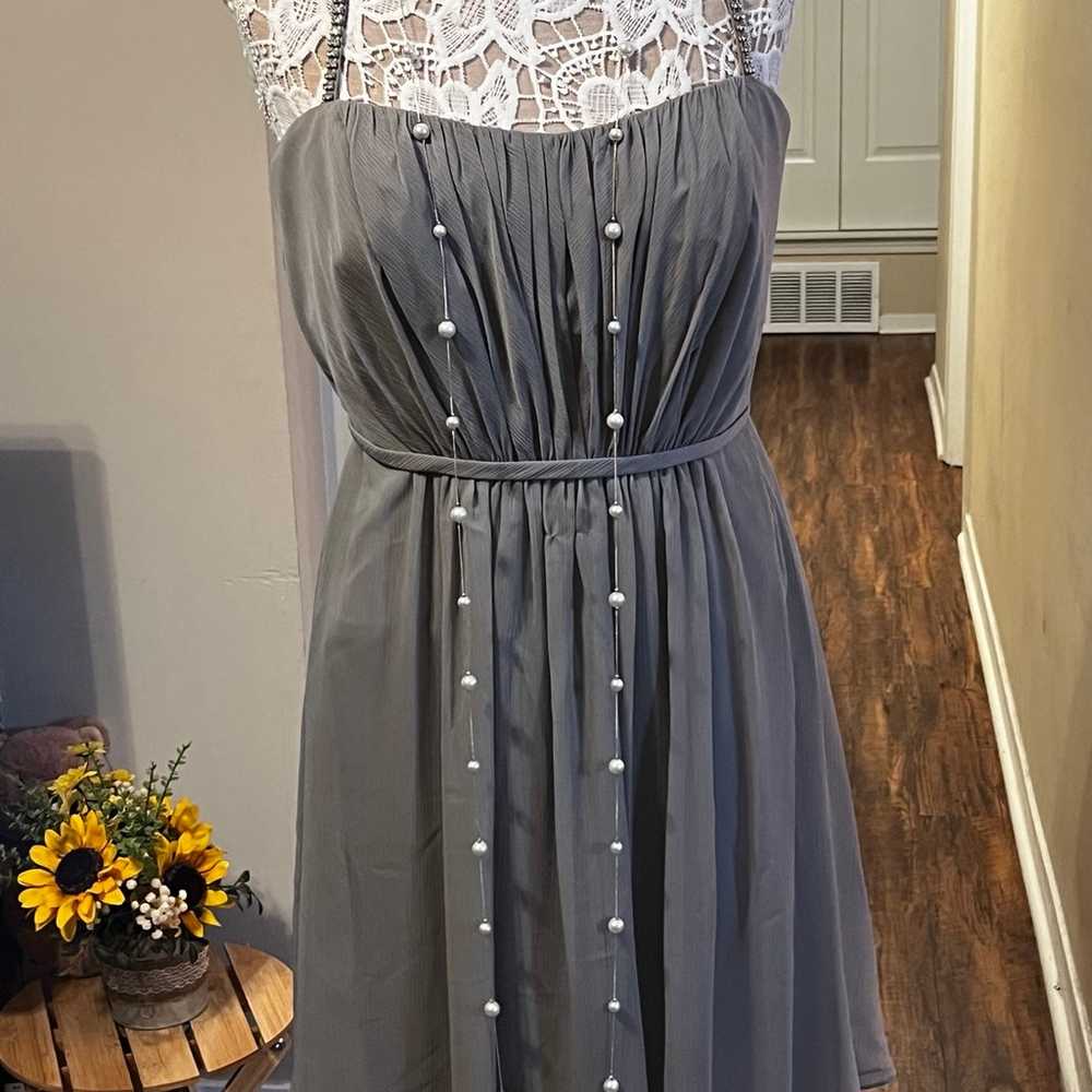 Wedding/Prom Short Dress Size 10 - image 2