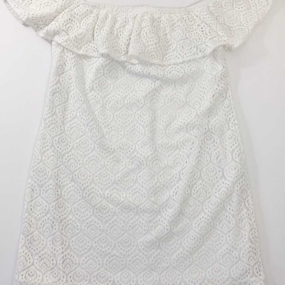 Lilly Pulitzer White Gypsy Sea Lace Off-The-Shoul… - image 3