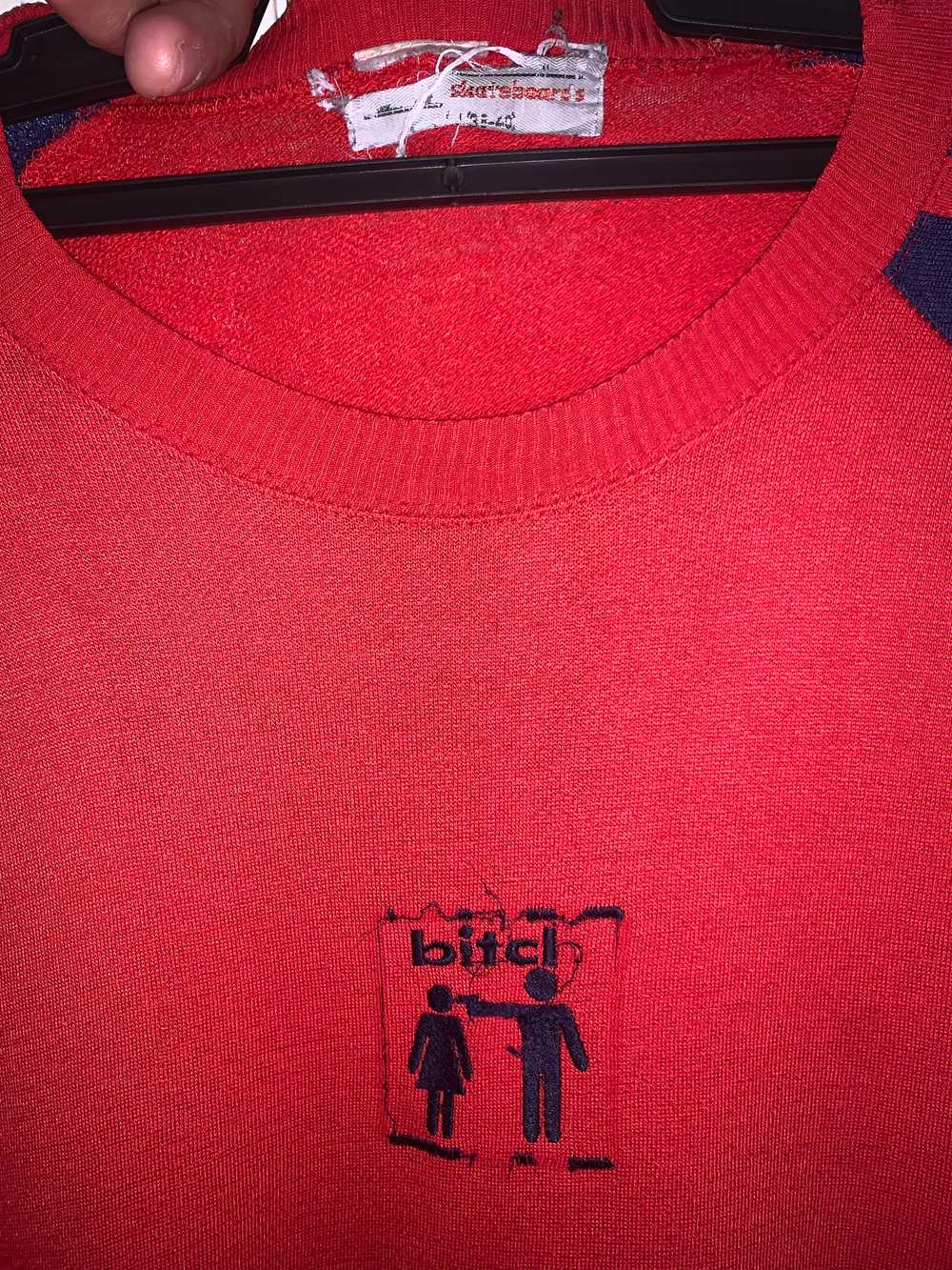 Vintage - Vintage Bitch Skateboard Sweatshirt - image 3