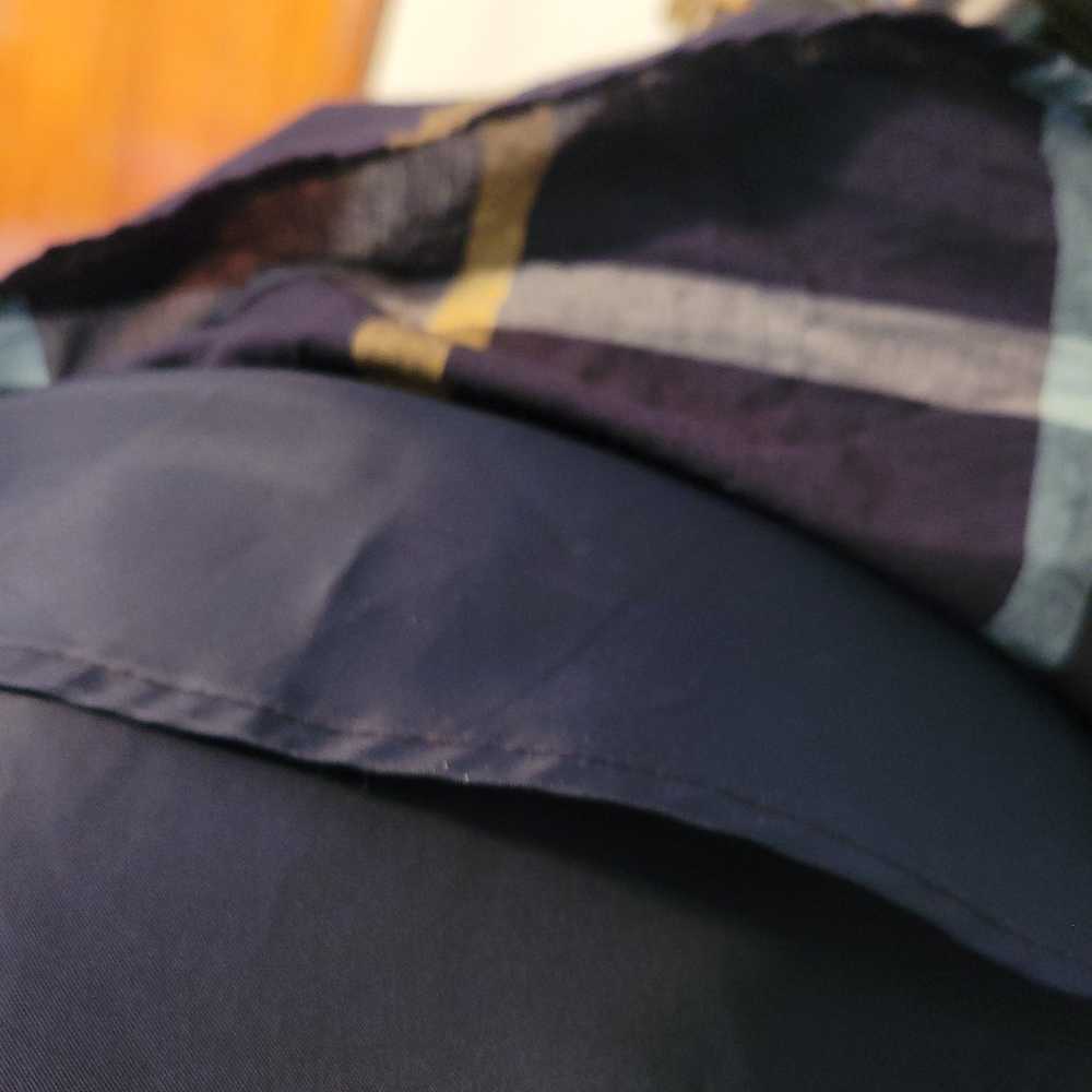 eshakti dress navy blue plaid fullylined - image 8