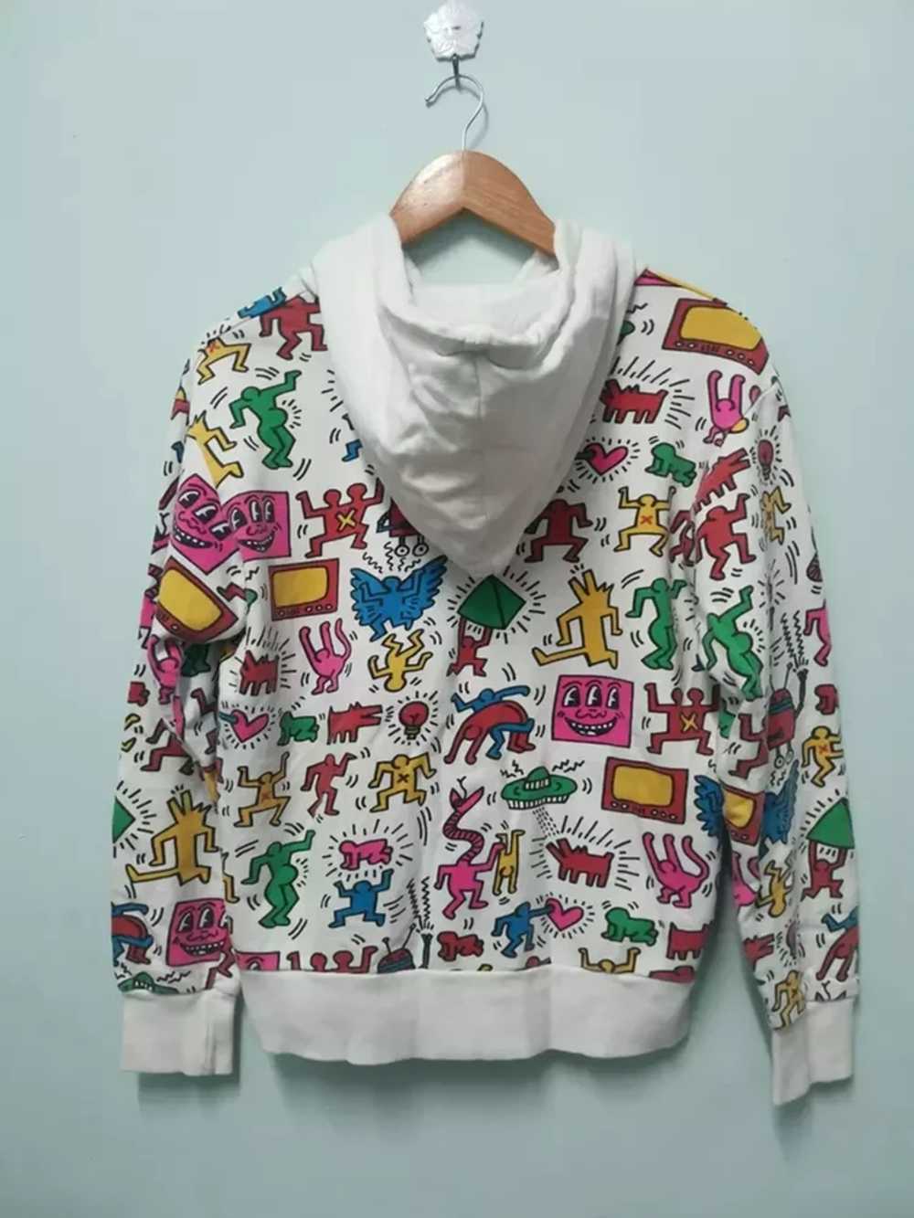 Designer - Keith Haring x Bigbang Hoodie OverPrin… - image 1