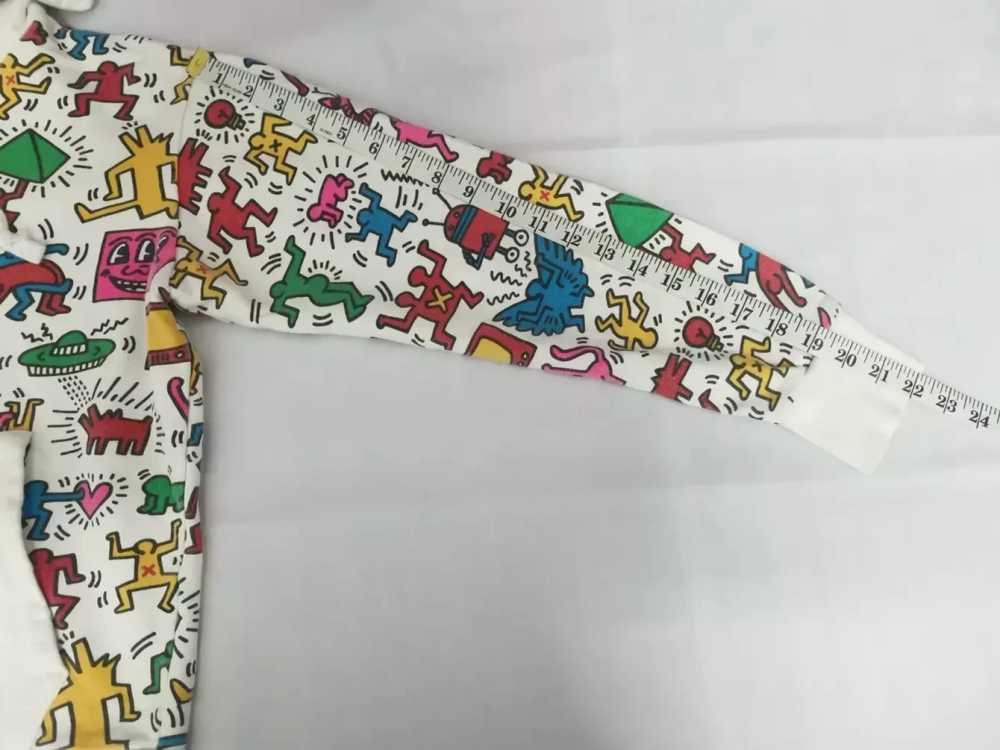 Designer - Keith Haring x Bigbang Hoodie OverPrin… - image 5