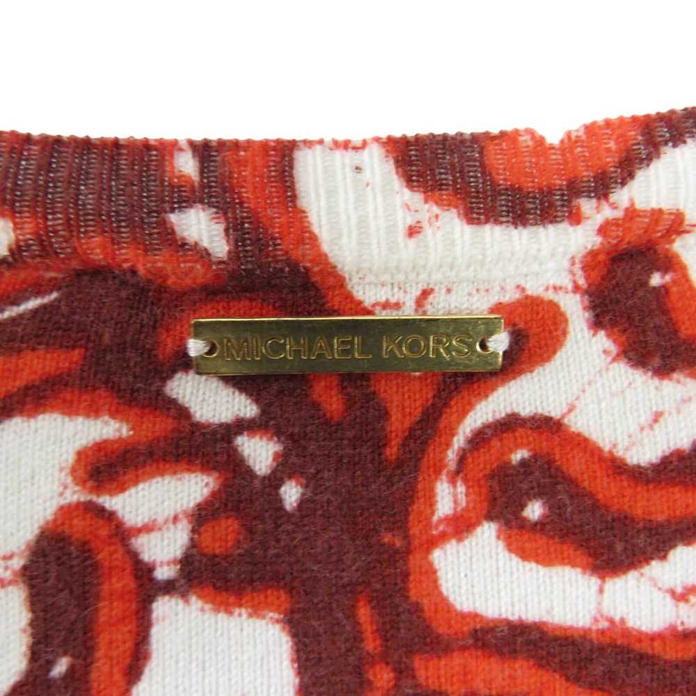 Michael Kors Red Paisley Dress Short Sleeve A-Lin… - image 3