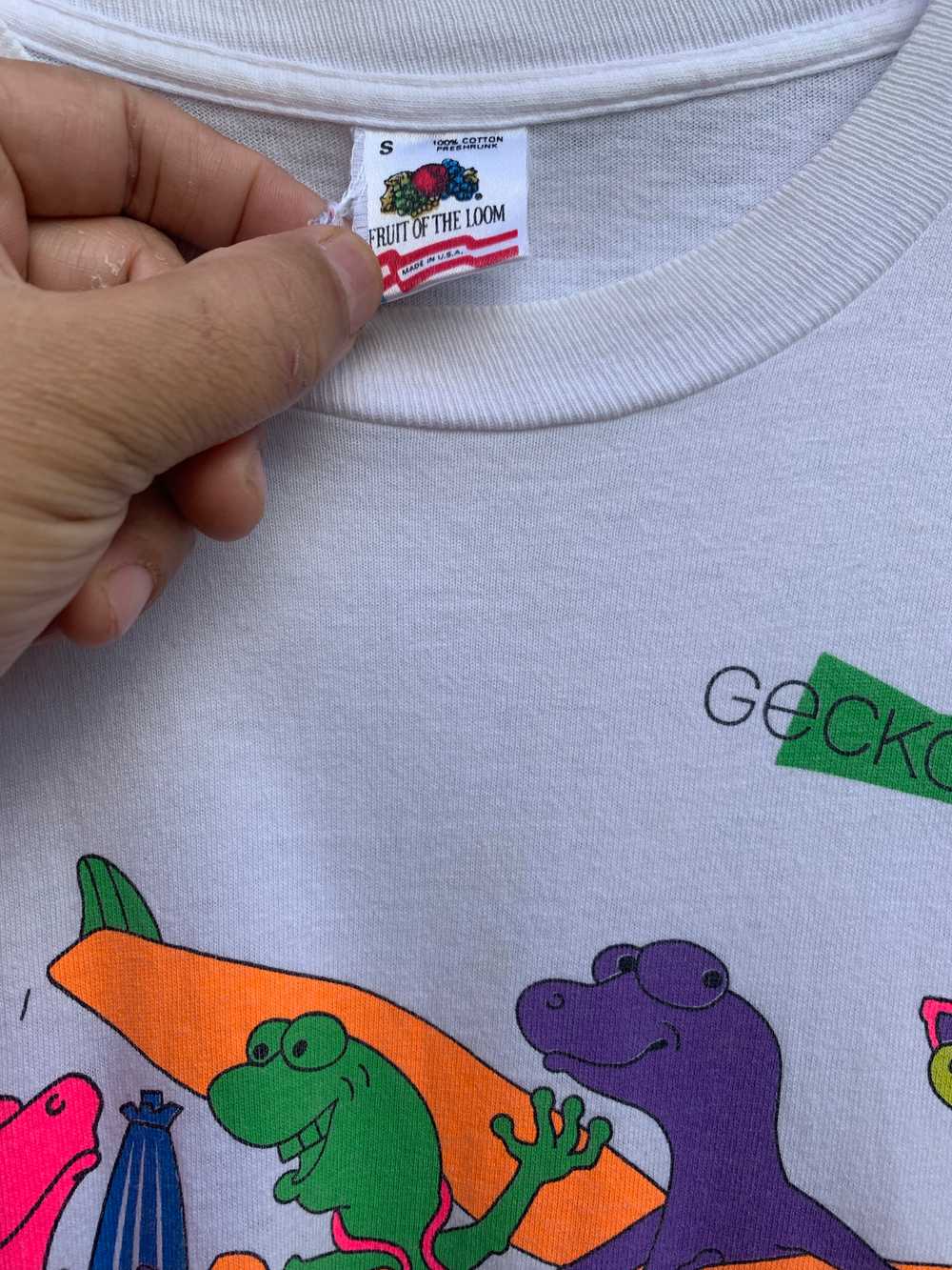 Vintage - Vintage Gecko Beach Guam USA X Hawaii T… - image 3