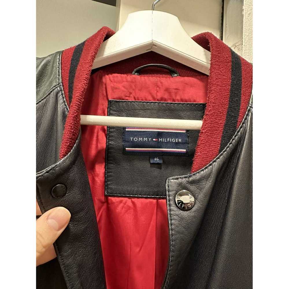 Tommy Hilfiger Leather biker jacket - image 5