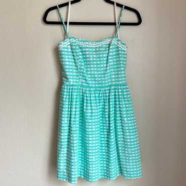 Lilly Pulitzer green gingham dress