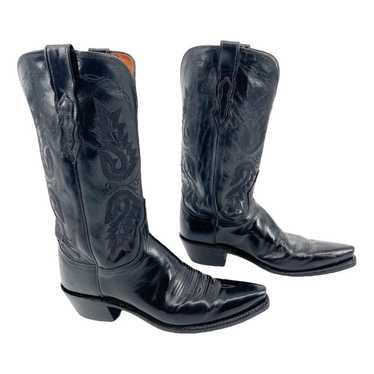 Lucchese Leather cowboy boots