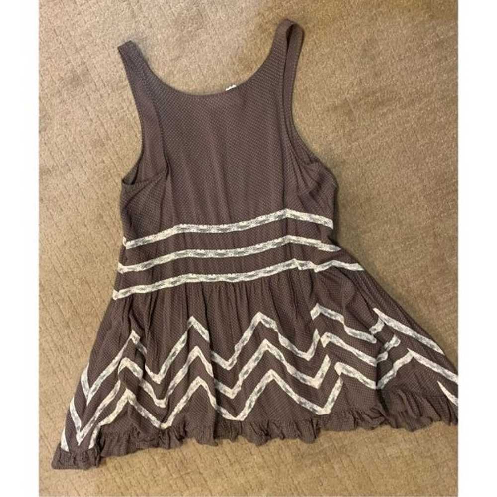 51 Intimately Free People brown Voile & Lace Trap… - image 6
