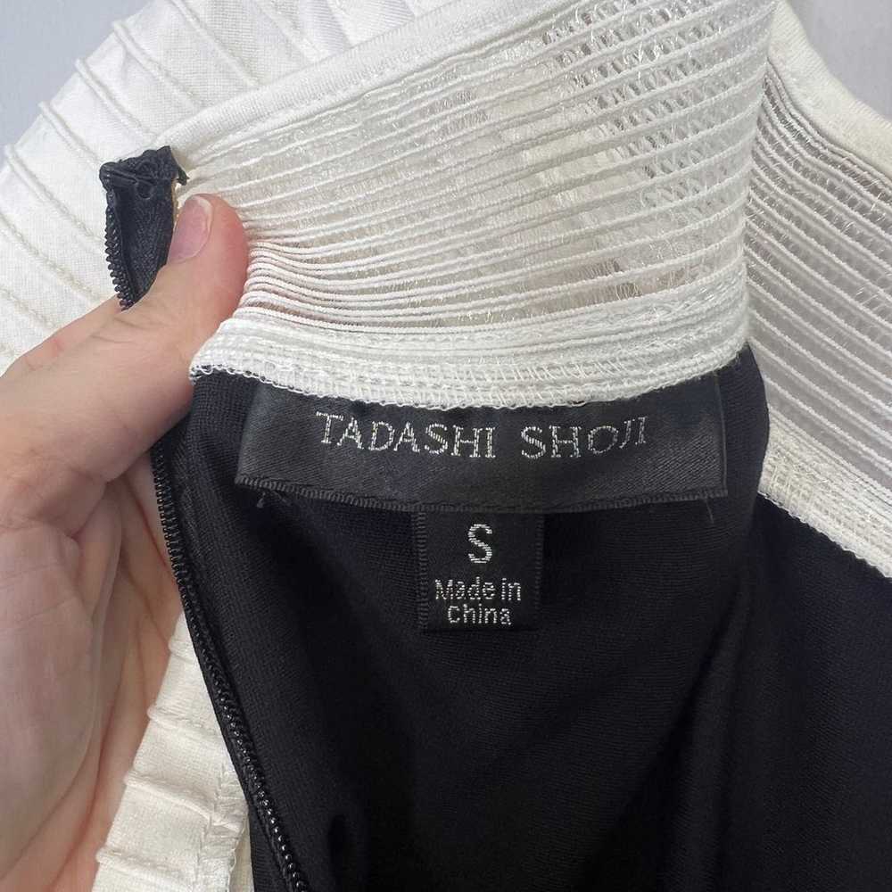 Tadashi Shoji Tabora Off Shoulder Dress Small Pin… - image 10