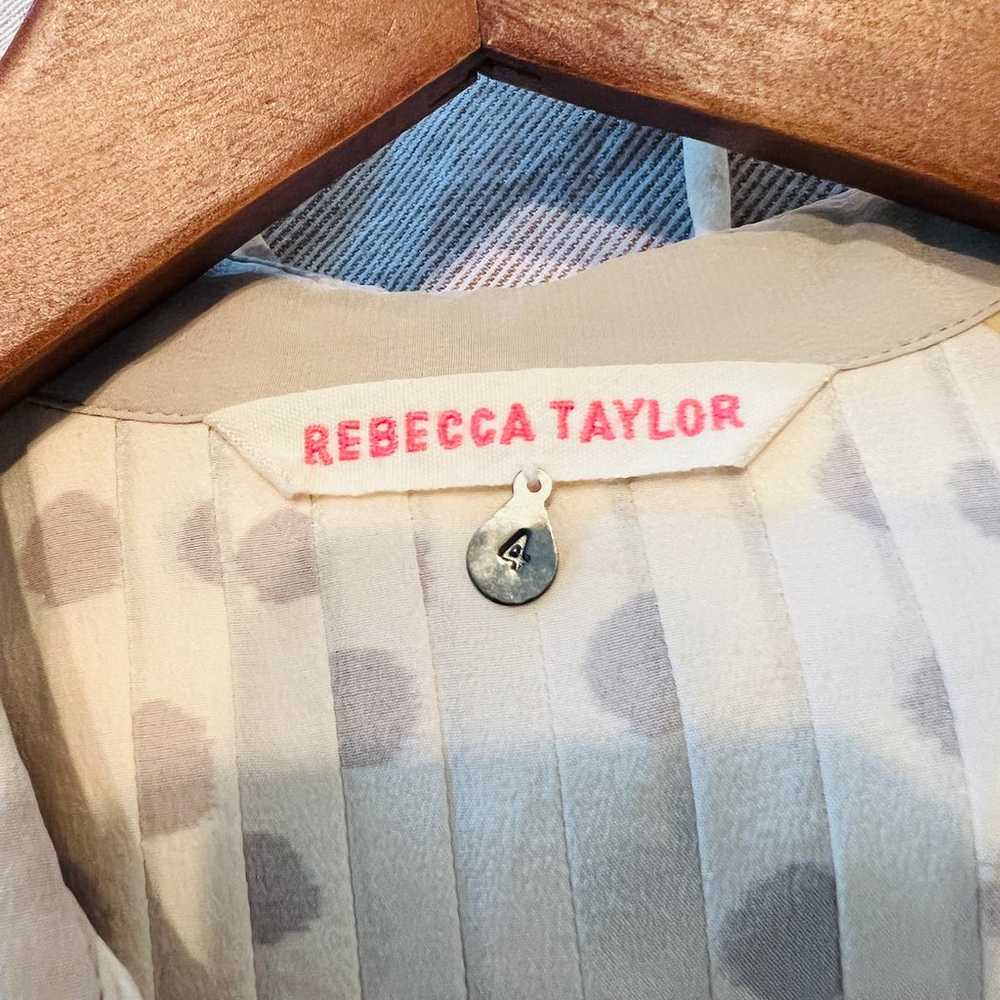 Rebecca Taylor Shirt Dress Sleeveless Polka Dot M… - image 6