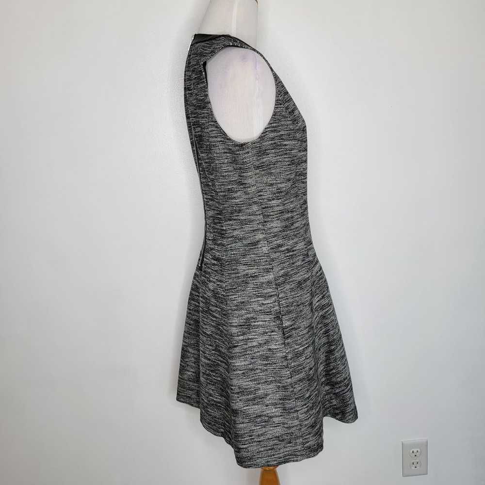 Madewell The Anywhere Dress Tweed Black Fit Flare… - image 3