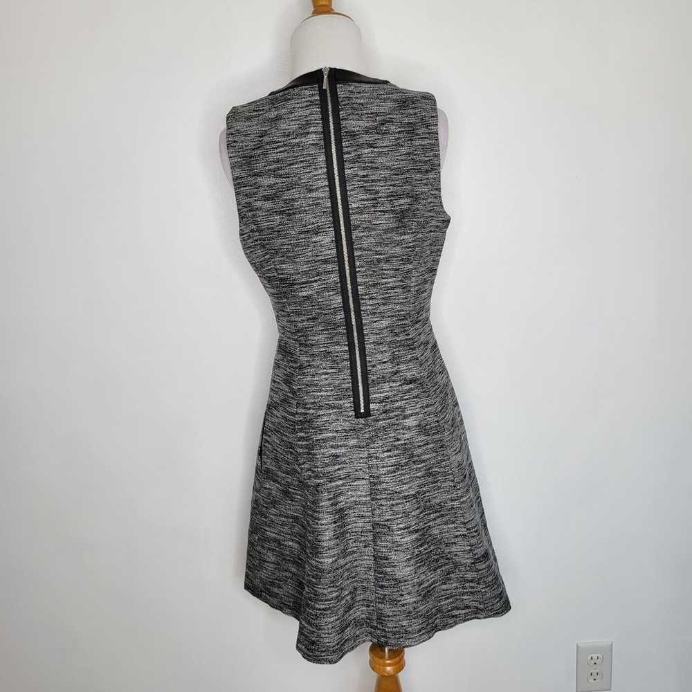 Madewell The Anywhere Dress Tweed Black Fit Flare… - image 4