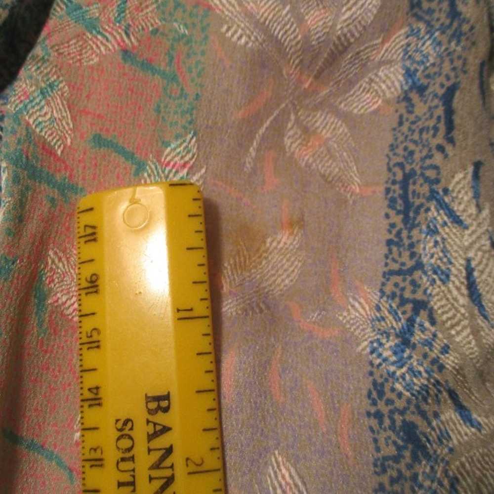 vintage Montaldo's silk jacquard blouson dress - image 12