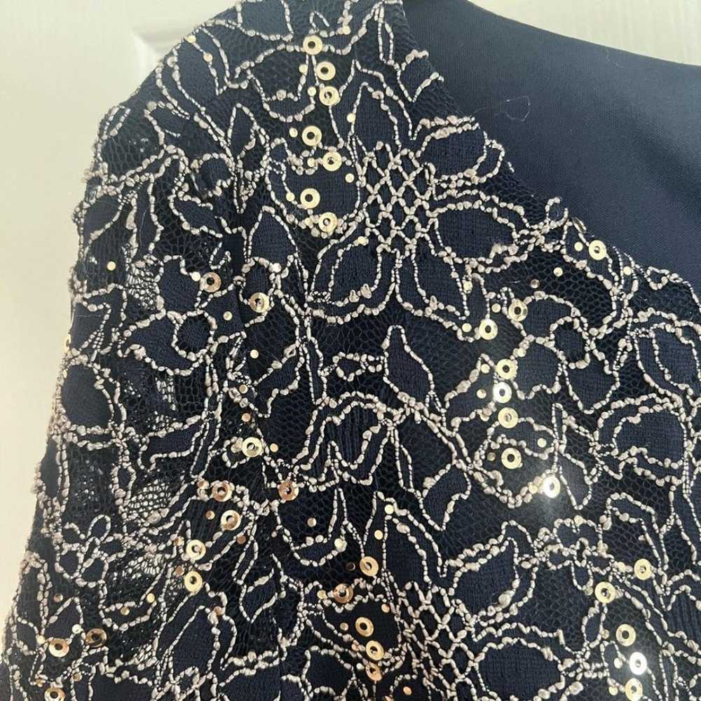 Jessica Howard Lace & Sequin Bodice Flare Dress S… - image 3