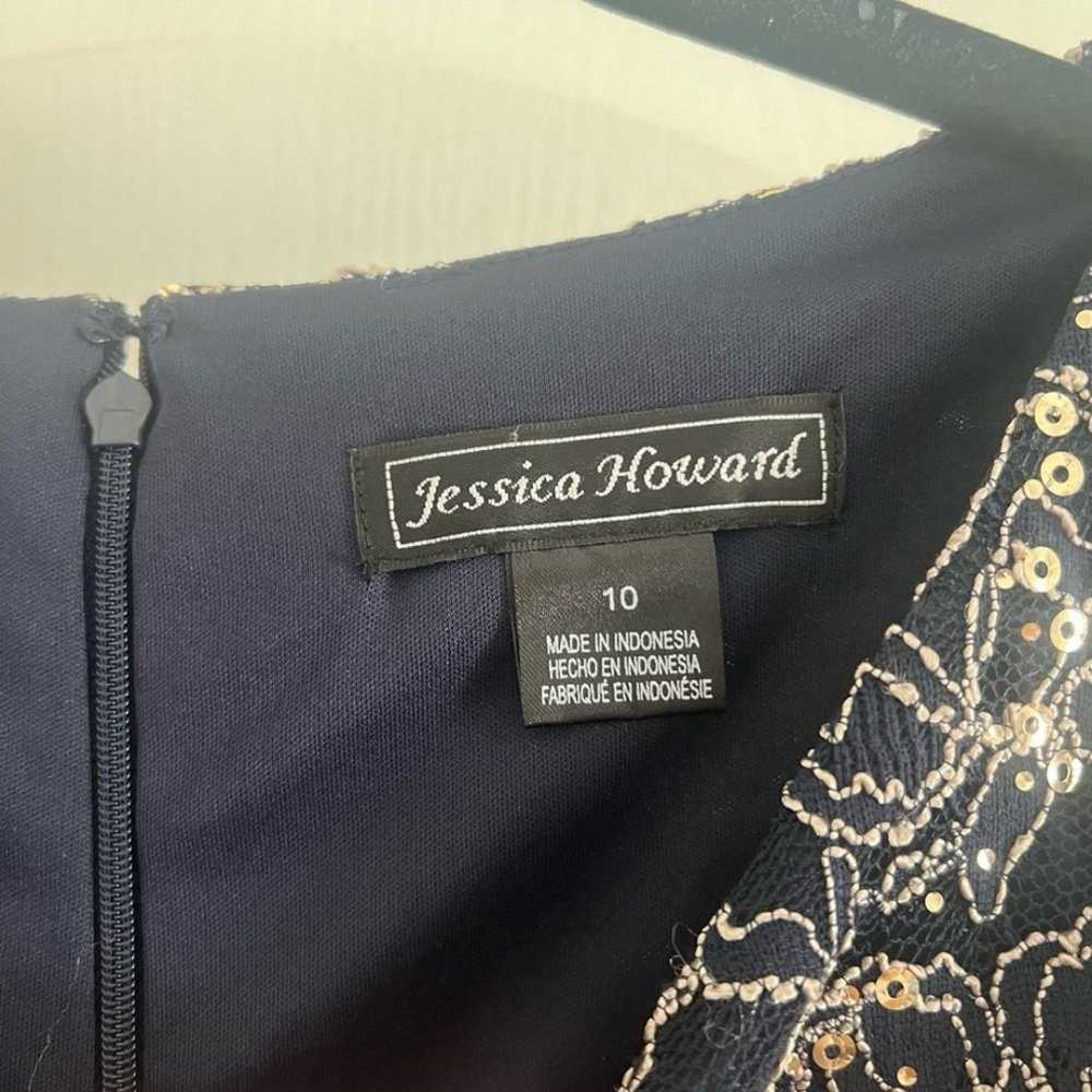 Jessica Howard Lace & Sequin Bodice Flare Dress S… - image 5