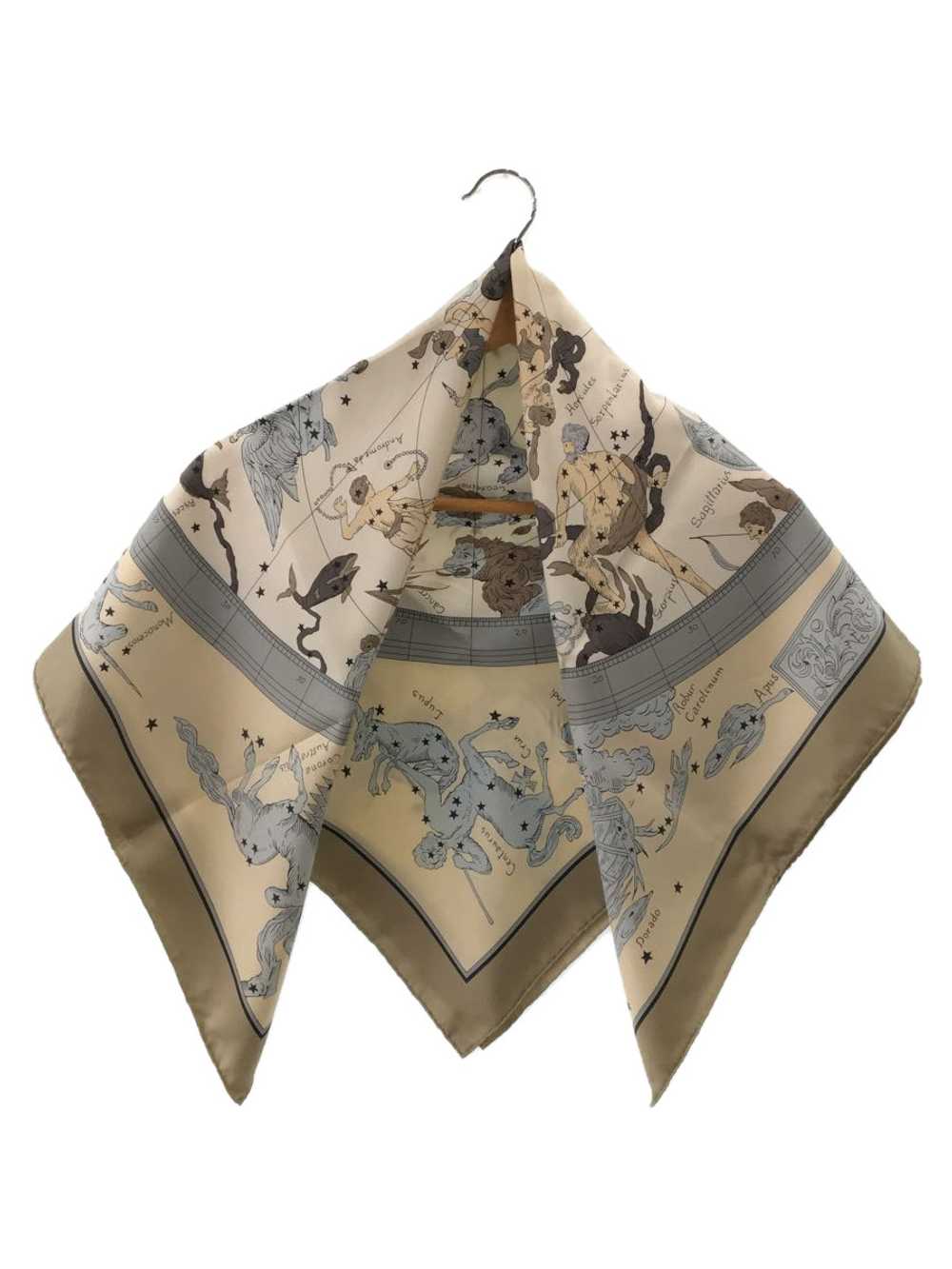 Used Hermes Scarf/Silk/Gry/Ladies/Carre90 Clothin… - image 1