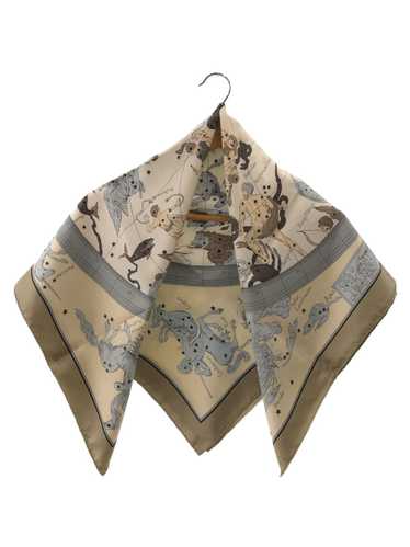 Used Hermes Scarf/Silk/Gry/Ladies/Carre90 Clothin… - image 1
