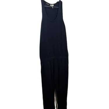 Joie Solid Color Sweater Jumpsuit Drawstring Slee… - image 1
