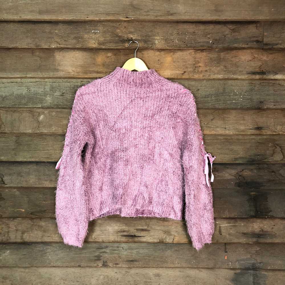 Majestic Legon Shag Shaggy Fur Mohair Knitwear #7… - image 8