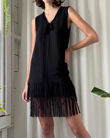 Early 00s Moschino Fringe Dress