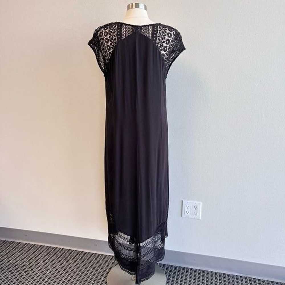 Soft Surroundings Womens Medium Maxi Dress Black … - image 5
