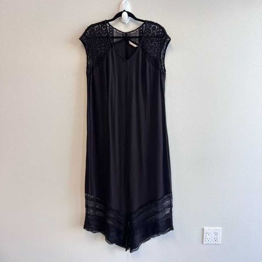 Soft Surroundings Womens Medium Maxi Dress Black … - image 8