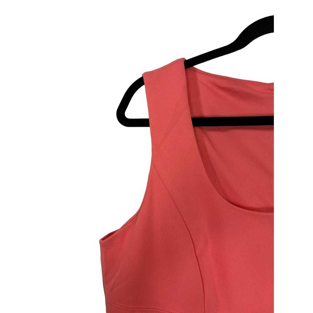 Tommy Hilfiger Womens size 14 dress peach sleevel… - image 2