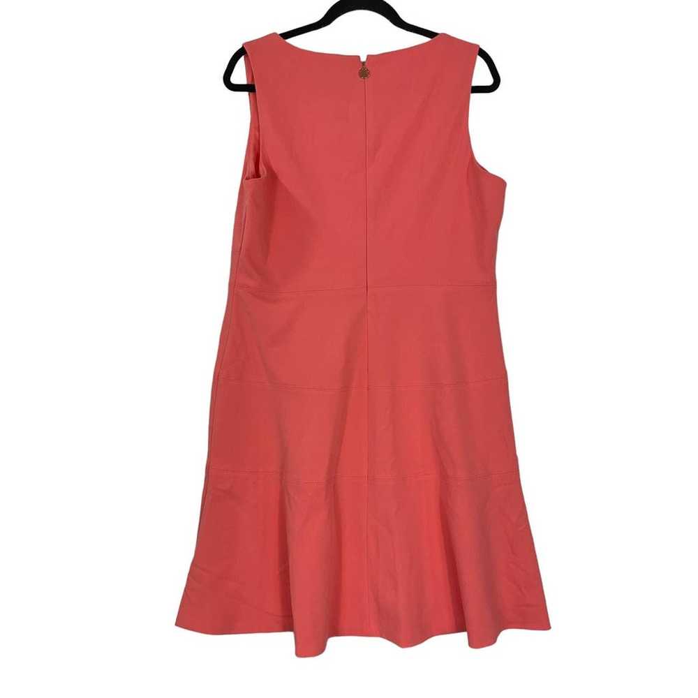 Tommy Hilfiger Womens size 14 dress peach sleevel… - image 3