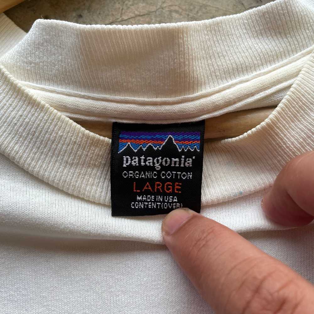 Vintage 90s Patagonia Faded HUMAN/NATURE/HABITAT … - image 9