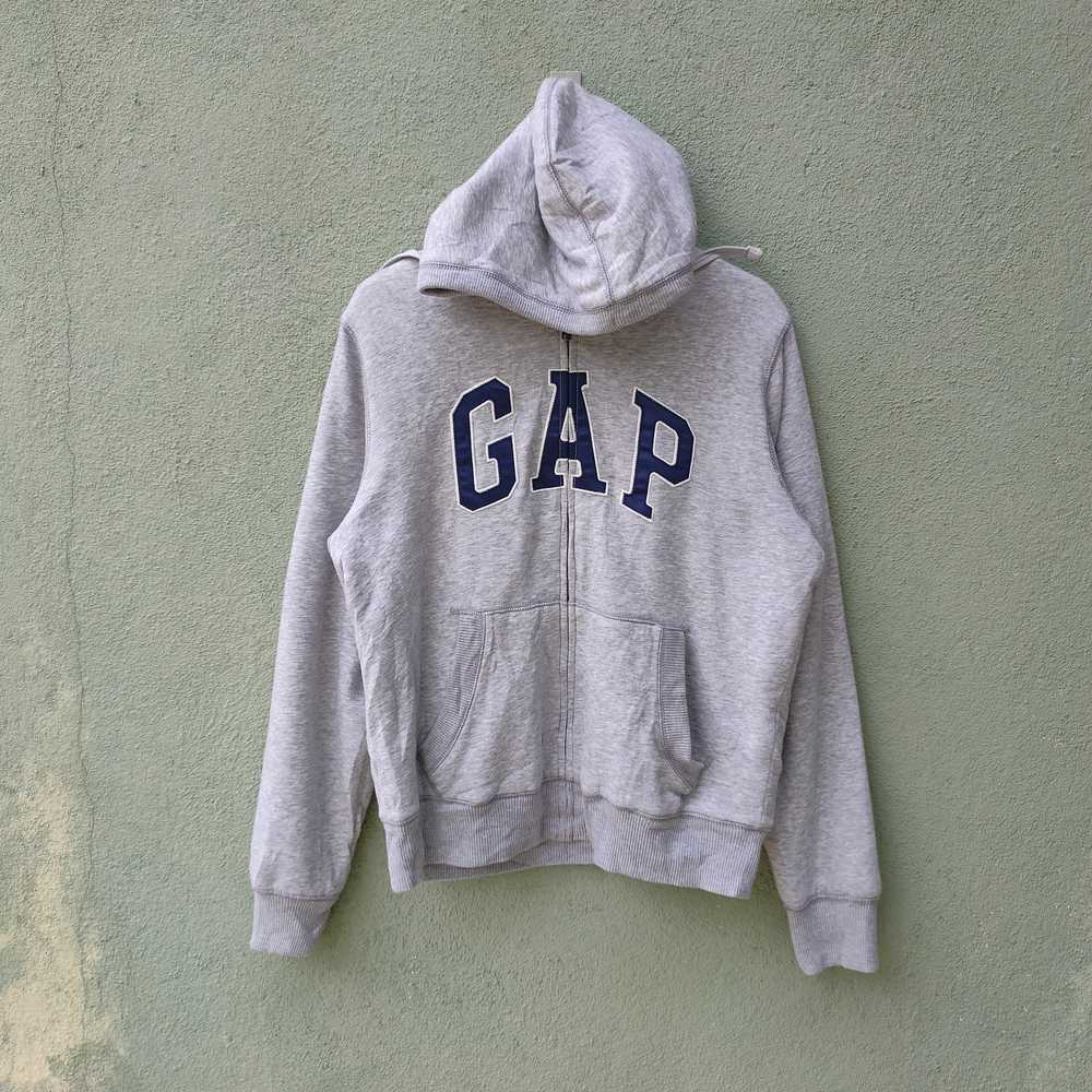 Gap - Vintage Gap Sherpa Fleece Inside Zipper Hoo… - image 1