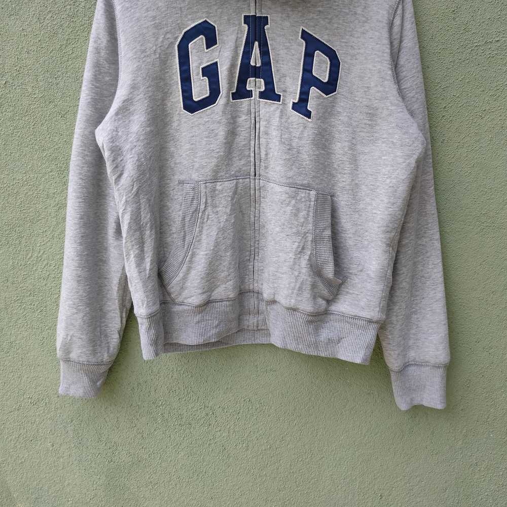 Gap - Vintage Gap Sherpa Fleece Inside Zipper Hoo… - image 2