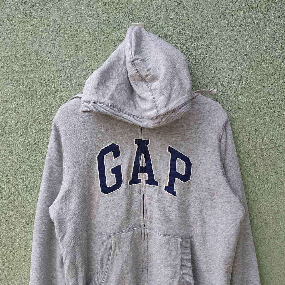 Gap - Vintage Gap Sherpa Fleece Inside Zipper Hoo… - image 3