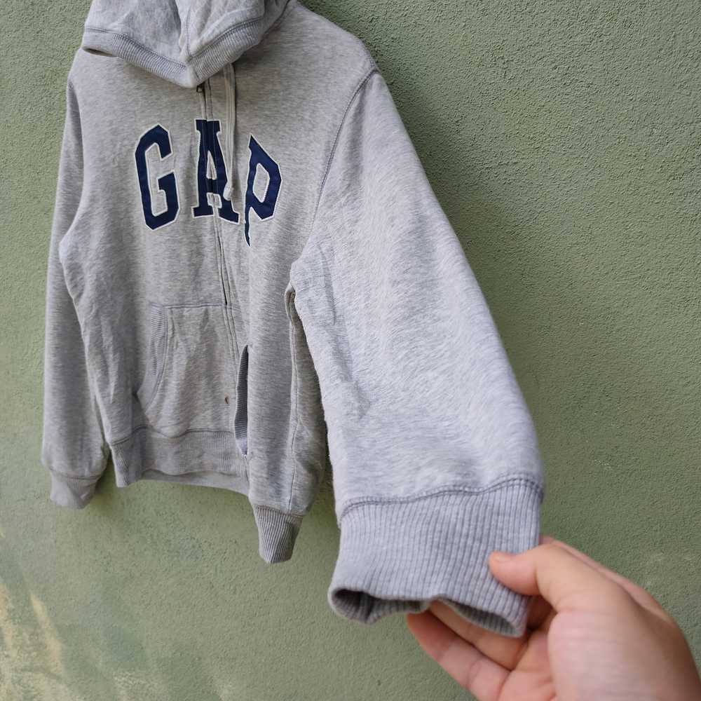 Gap - Vintage Gap Sherpa Fleece Inside Zipper Hoo… - image 9