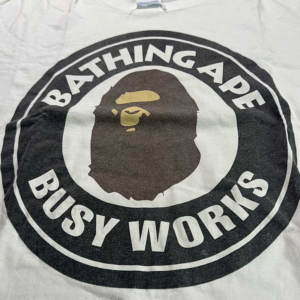 Bape × Vintage Hanes Busy Works Tee - image 3