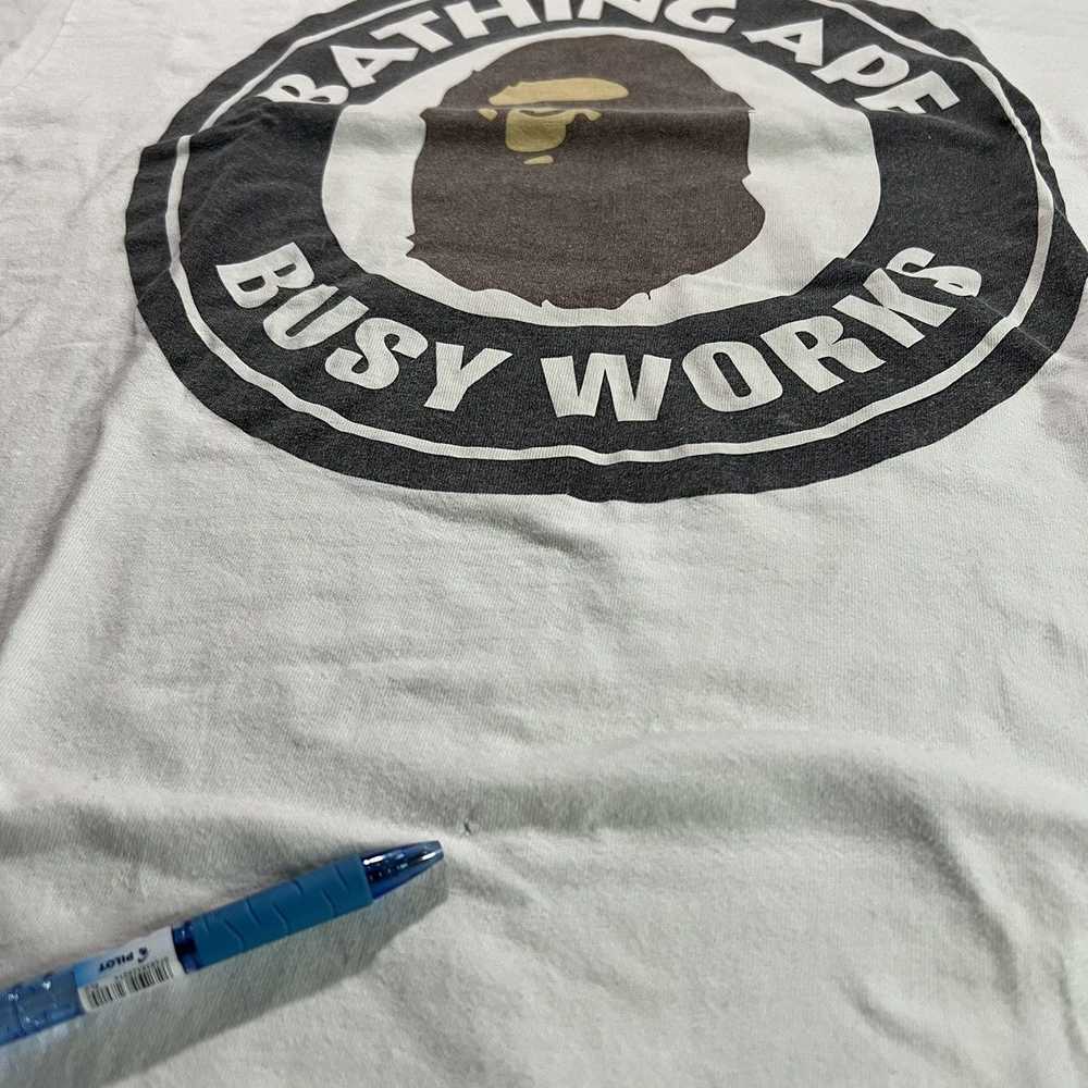 Bape × Vintage Hanes Busy Works Tee - image 6