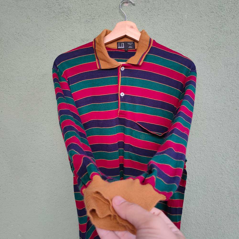 Vintage - Vintage Dunhill Made In Italy Long Slee… - image 8