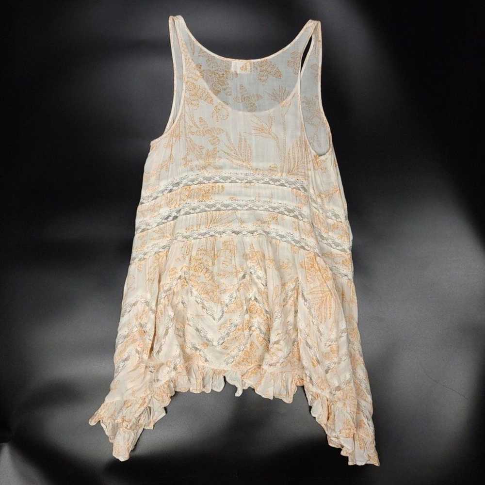 FREE PEOPLE Voile and Lace Trapeze Slip Mini Dres… - image 6