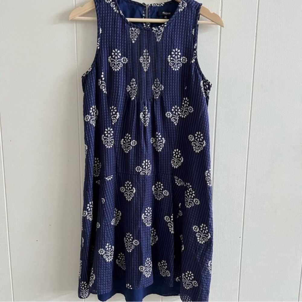 Madewell Silk Skyscape Dress in Flower Stamp - image 11