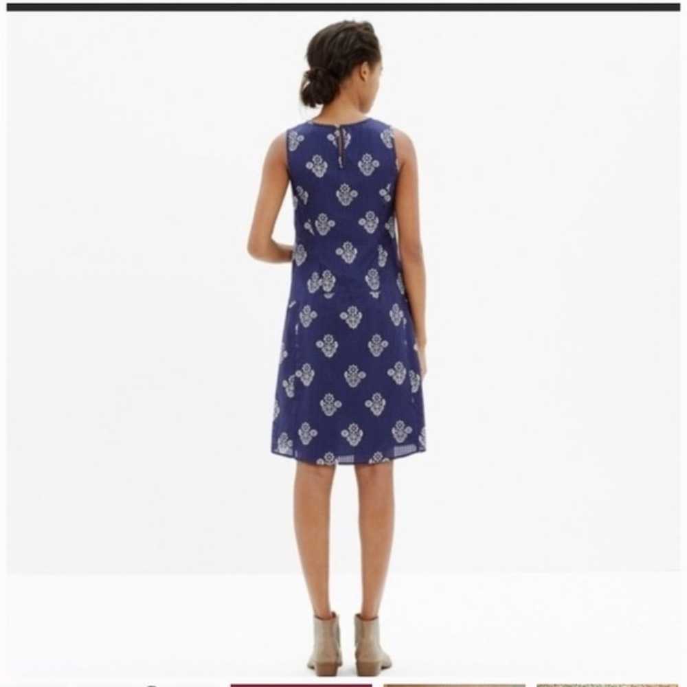 Madewell Silk Skyscape Dress in Flower Stamp - image 2