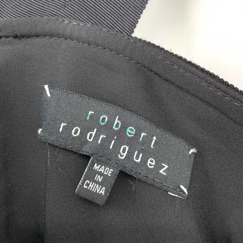 Robert Rodriguez Dress Women's Size 4 Black Sheat… - image 6