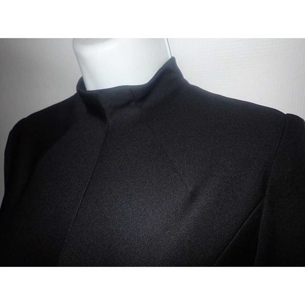 Vintage Eleanor Brenner Couture Black Dress Women… - image 4