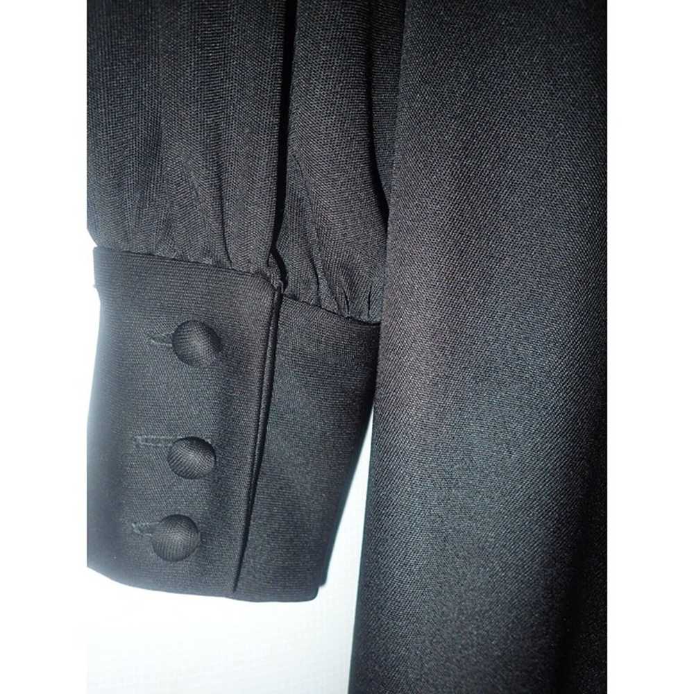 Vintage Eleanor Brenner Couture Black Dress Women… - image 6