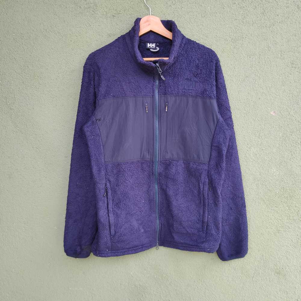 Vintage - Vintage HELLY HANSEN Sherpa Zipper Ups … - image 1