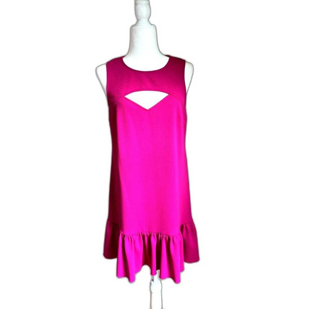 Trina Turk Shea Dress Hot Pink Sleeveless Designe… - image 5