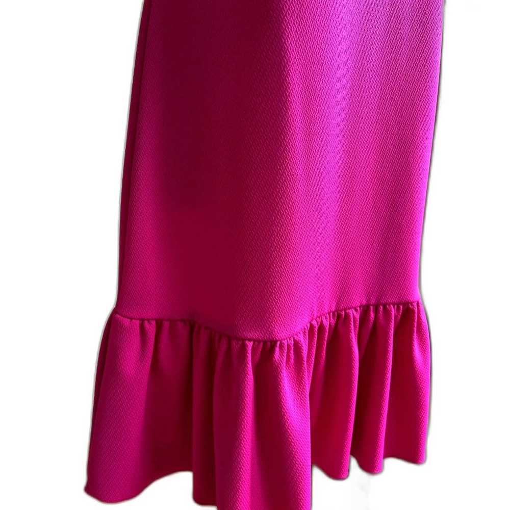 Trina Turk Shea Dress Hot Pink Sleeveless Designe… - image 6